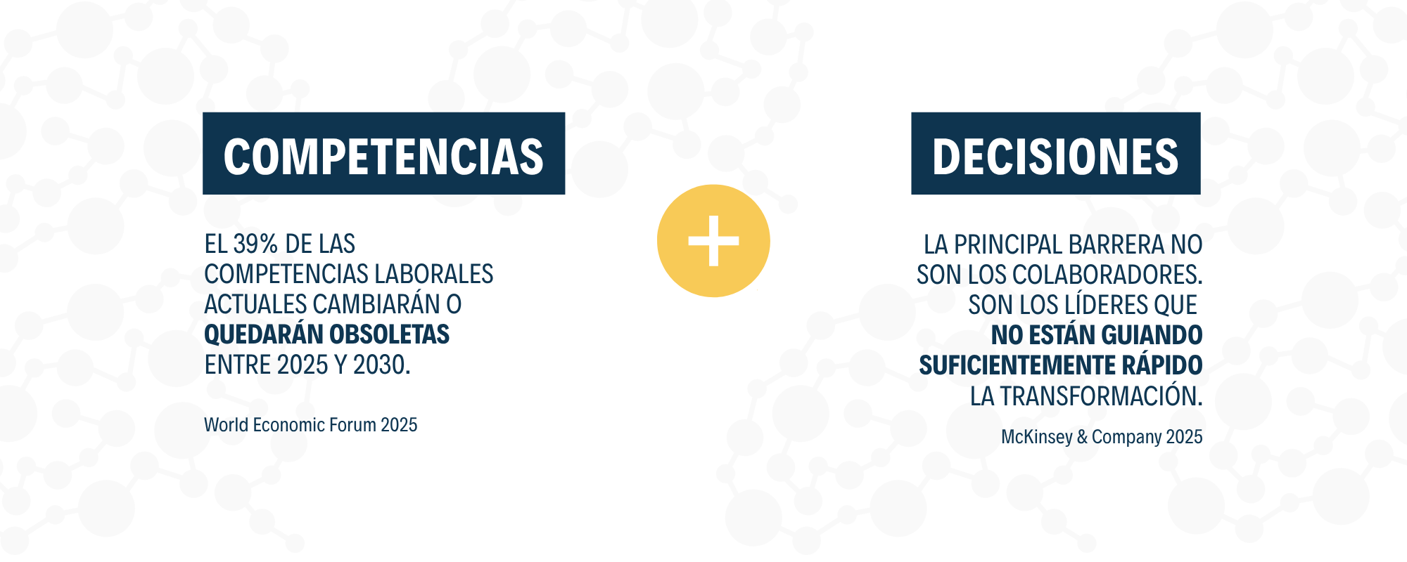 Estadísticas WEF y McKinsey